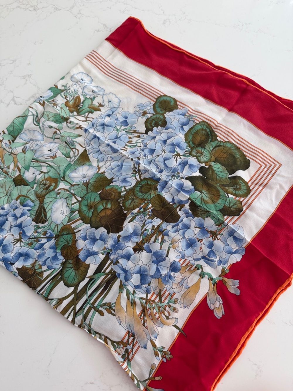 Mantero Vintage Italian Silk Scarf
